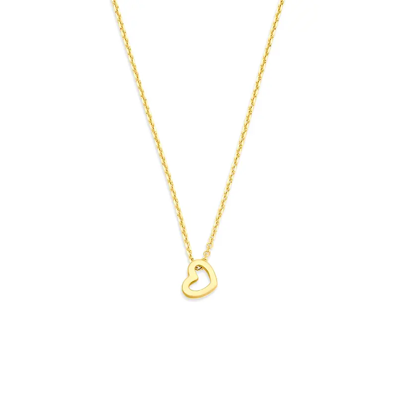 Collier hartje 14K geelgoud 40 - 42 - 44 cm – 4035906