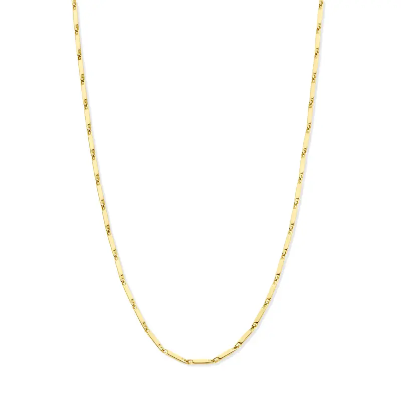Collier ion plating 2,5 mm 55 + 5 cm edelstaal
