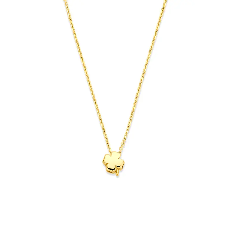 Collier klaver 14K geelgoud 40 - 42 - 44 cm – 4035905