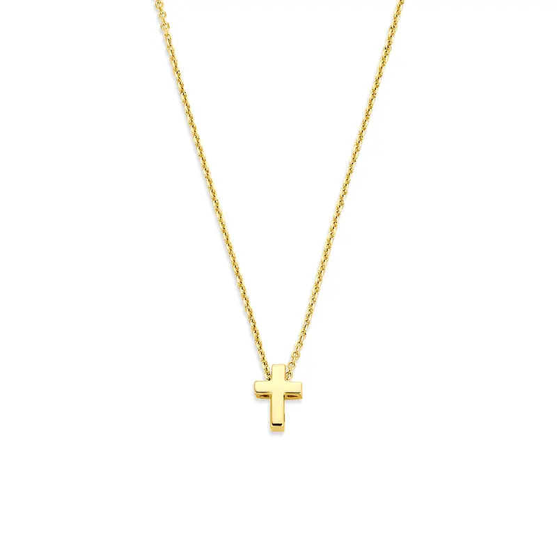 Collier kruis 14K geelgoud 40 - 42 - 44 cm – 4036056
