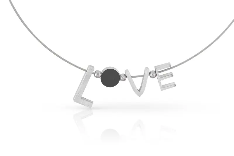 Collier LOVE zilver C258