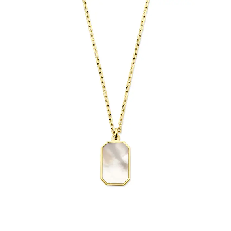 Collier parelmoer 40 - 42 - 44 cm 14K geelgoud