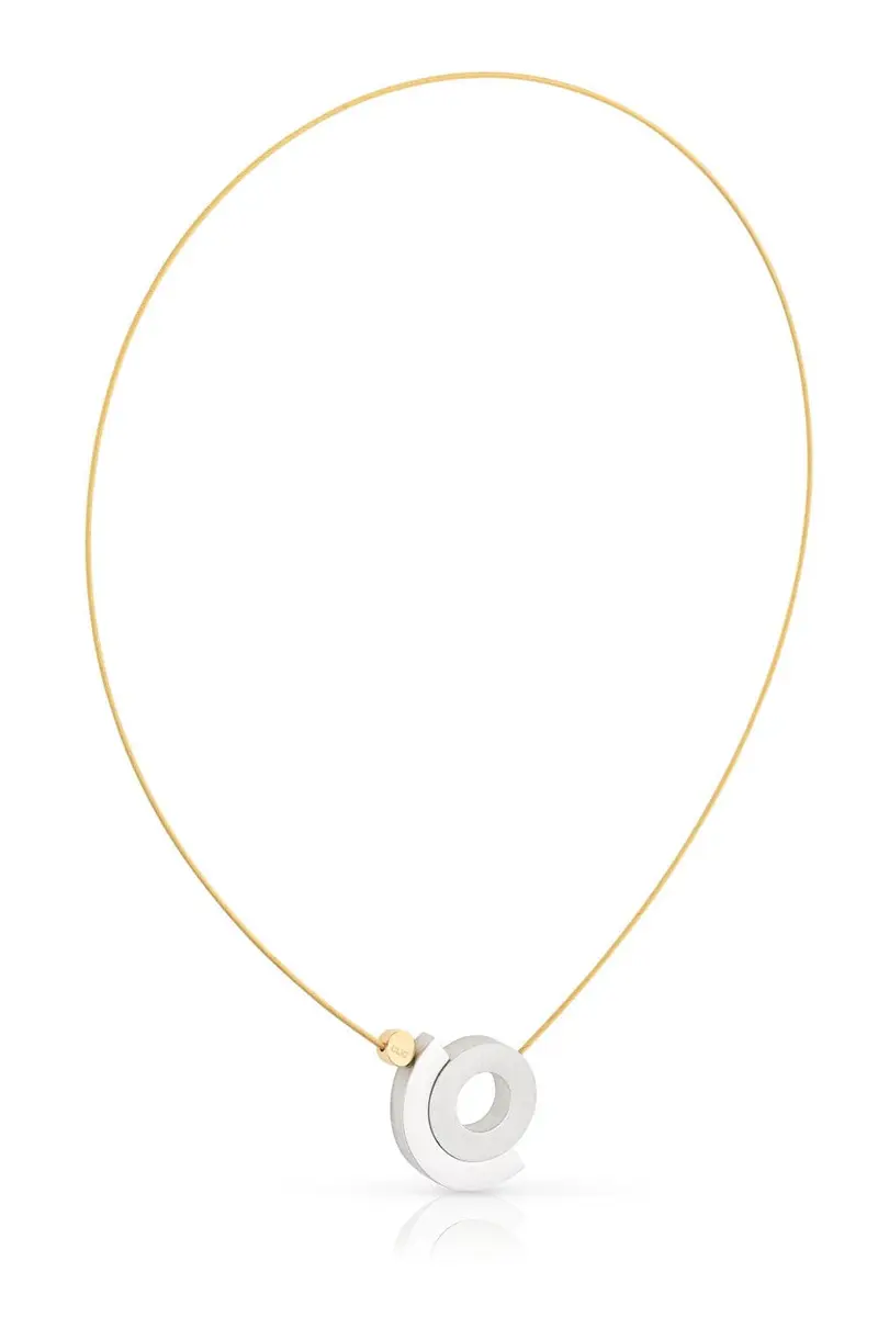 Collier Ring in halve ring C248G