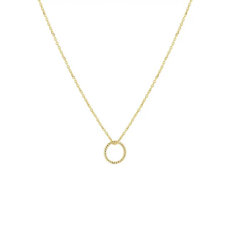 collier rondje 40 - 42 - 44 cm 14K geelgoud
