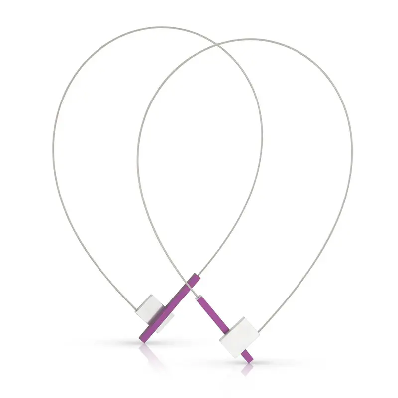 Collier V-vorm met staafje C261P