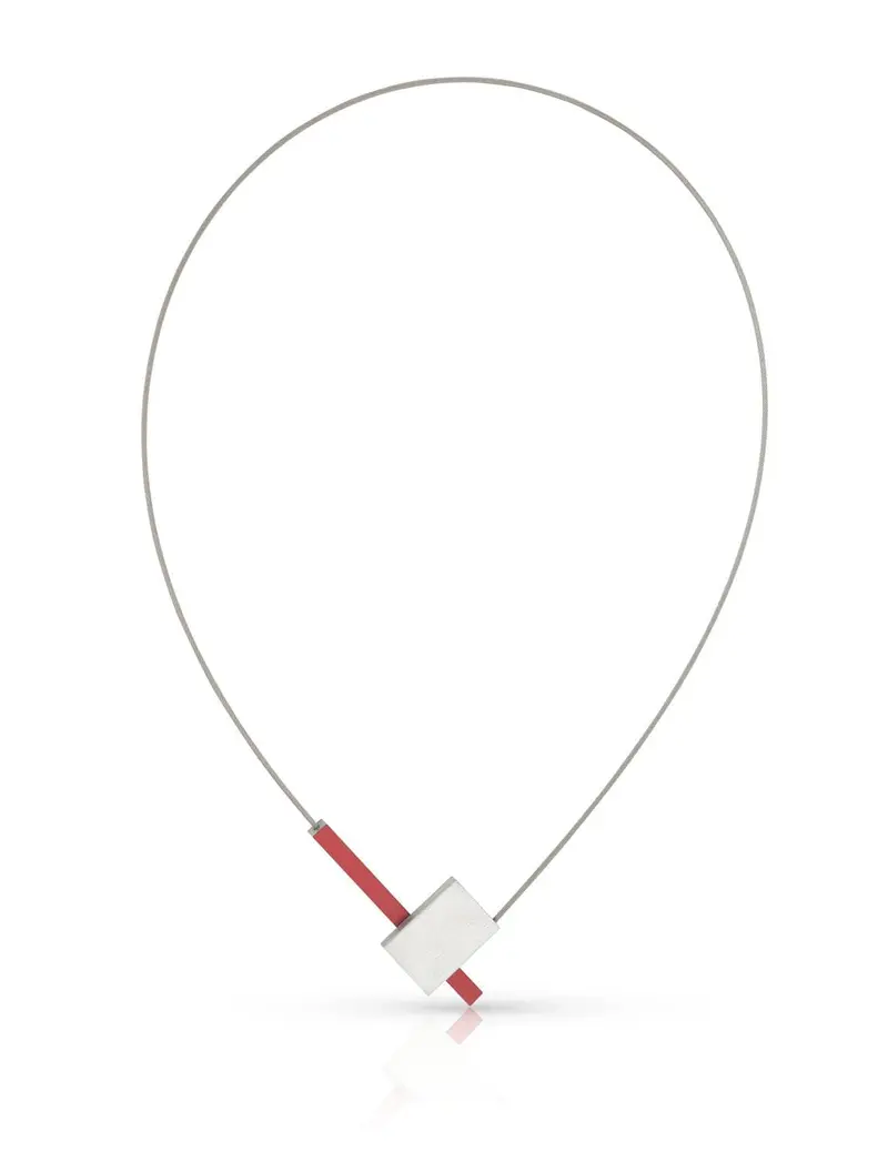 Collier V-vorm met staafje C261R
