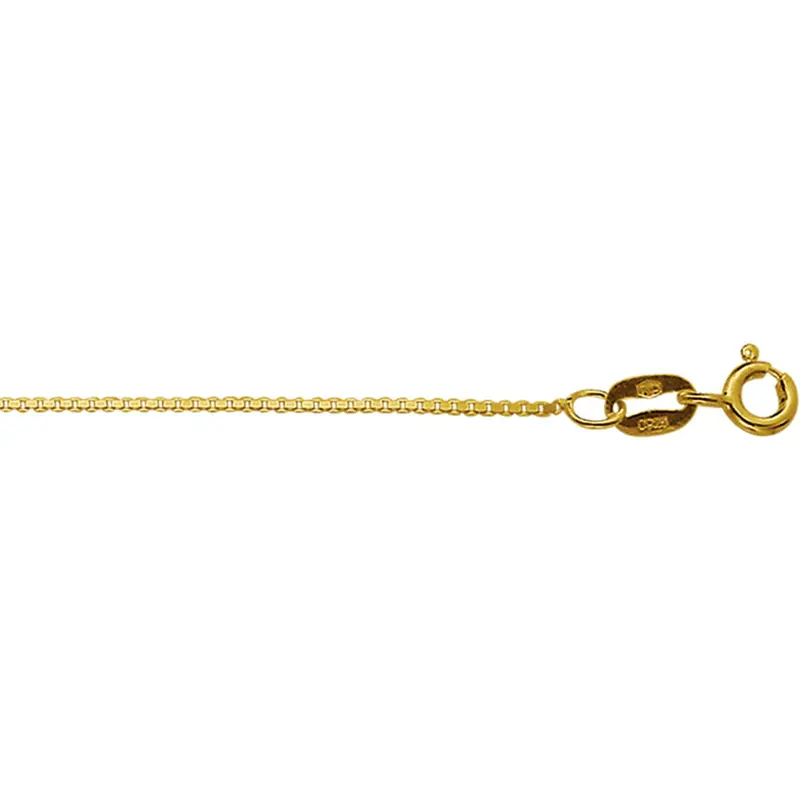 collier venetiaans 0,8 mm 14K geelgoud