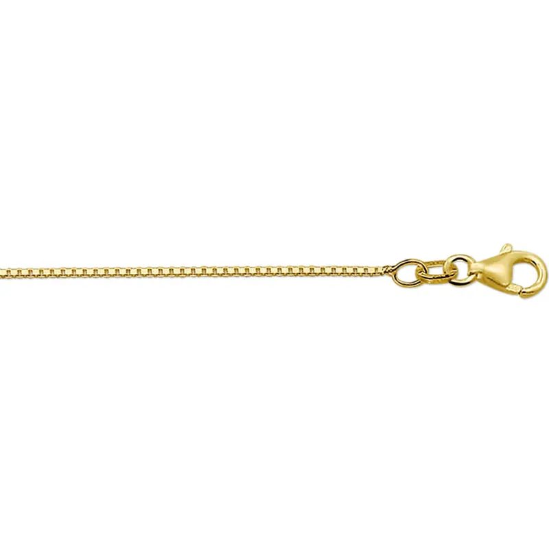 collier venetiaans 1,1 mm 14K geelgoud