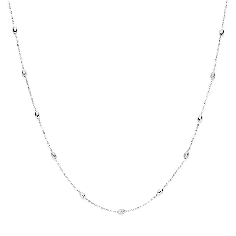 Collier zilver gerhodineerd 41 + 4 cm 1343533