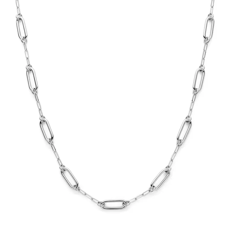 Collier zilver gerhodineerd 41 + 4 cm 6.5 mm