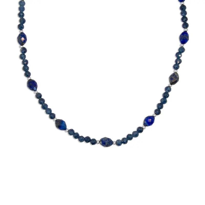 Connected Gems - Lapiz Lazuli & Saffier - Wijsheid