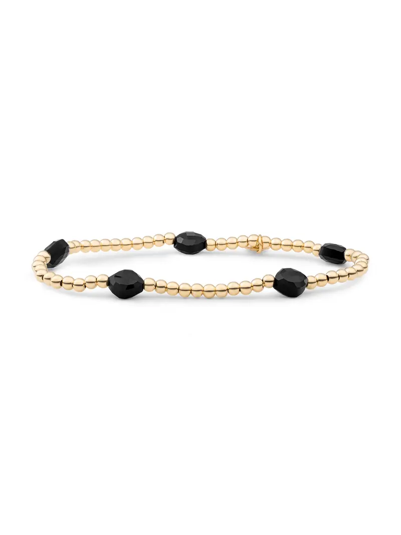 Cushion Cut Armband Onyx
