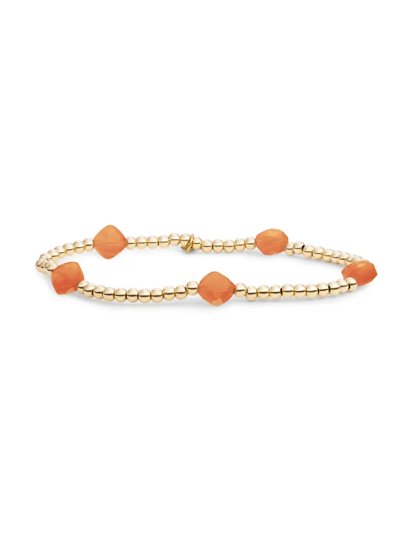 Cushion Cut Armband Red Aventurine