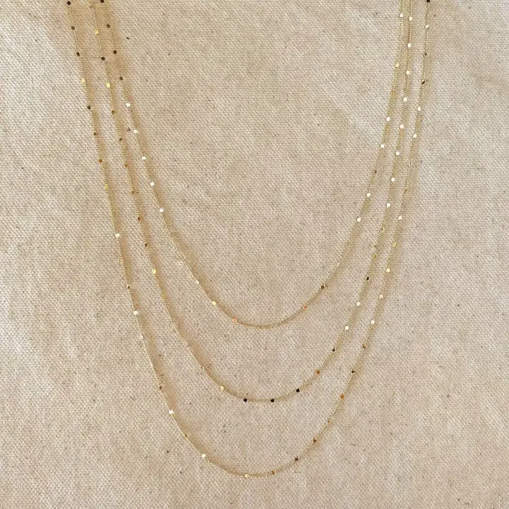 Dainty Twist Chain Necklace
