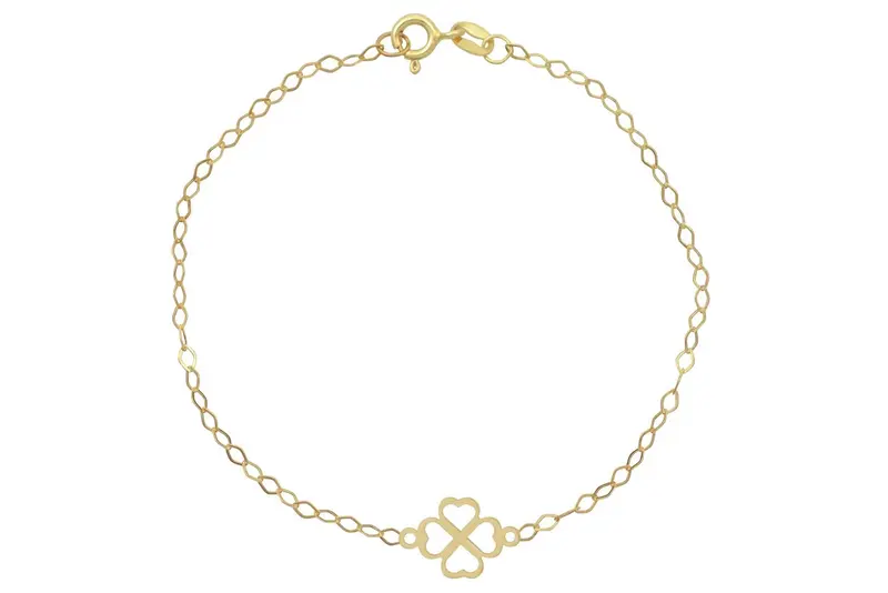 Dames Armband Klavertje 14K Goud BeMy
