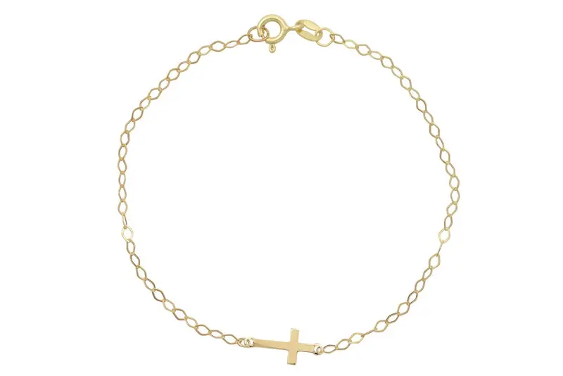 Dames Armband Kruis 14K Goud BeMy