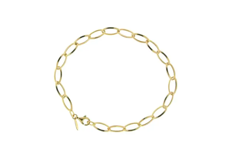 Dames Schakelarmband Ovaal 14K Goud BeMy