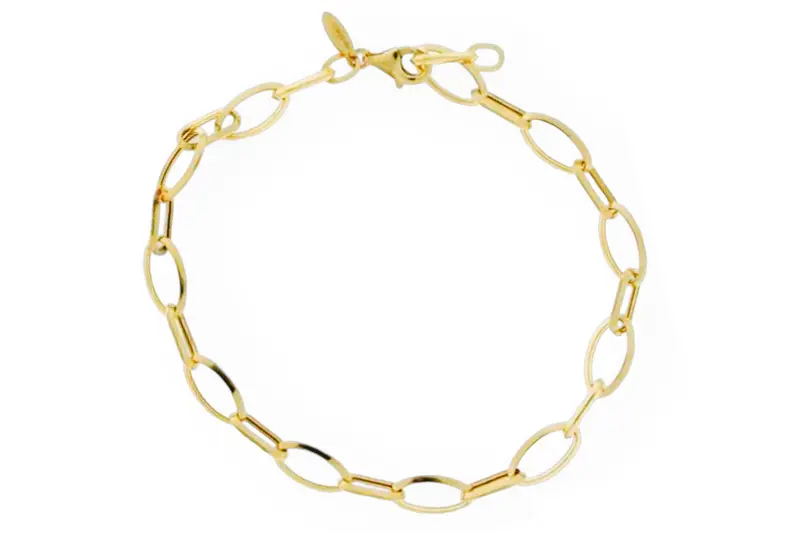 Dames Schakelarmband Paperclip 14K Goud BeMy