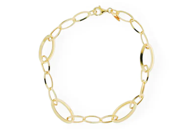 Dames Schakelarmband Paperclip Ovaal 14K Goud BeMy