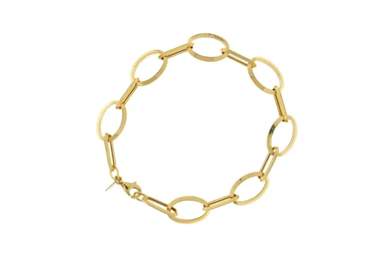 Dames Schakelarmband Paperclip Schakels 14K Goud BeMy