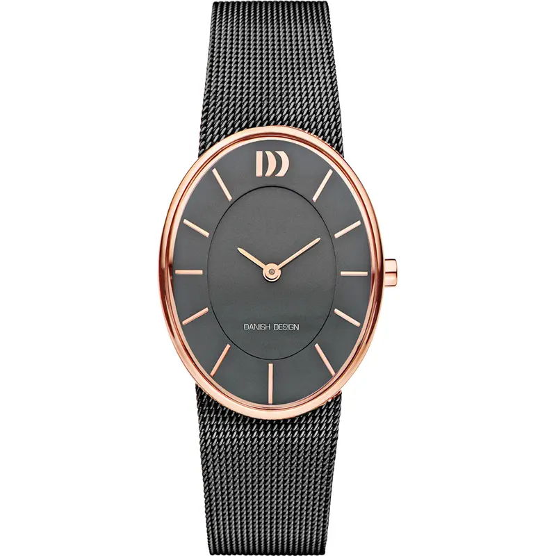 Danish design dames horloge grijze wijzerplaat - IV71Q1168