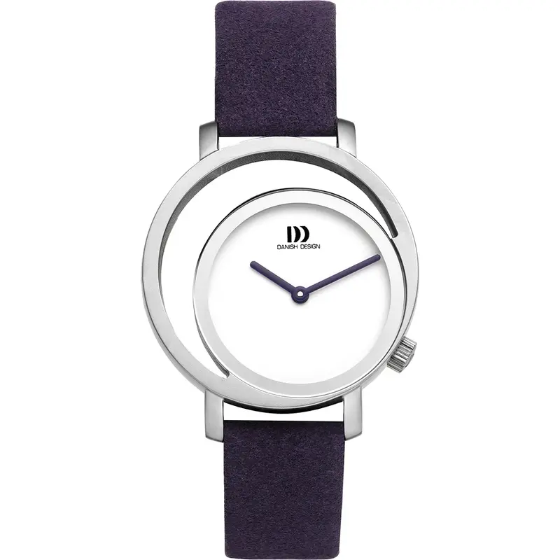 Danish design dames horloge witte wijzerplaat - IV22Q1271