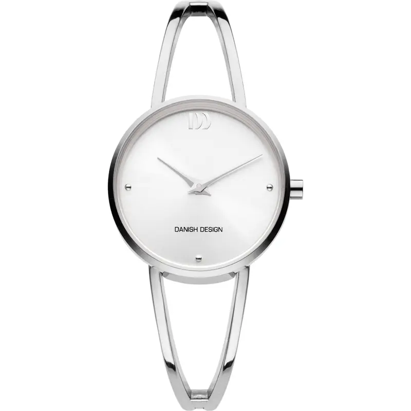 Danish design dames horloge zilveren wijzerplaat - IV62Q1230