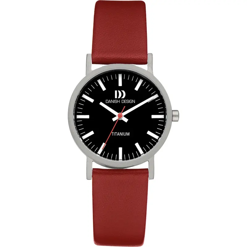 Danish design dames horloge zwarte wijzerplaat - IV21Q199