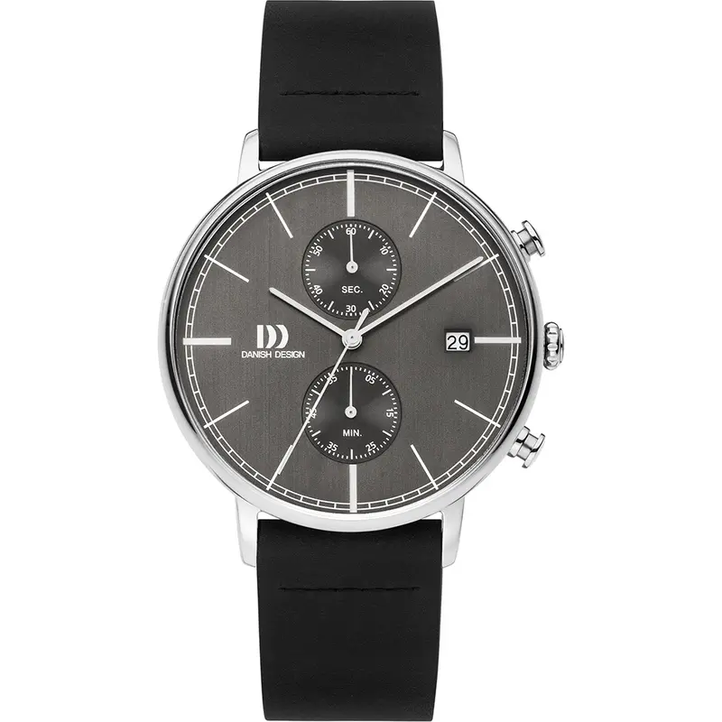 Danish design heren horloge grijze wijzerplaat - IQ14Q1290