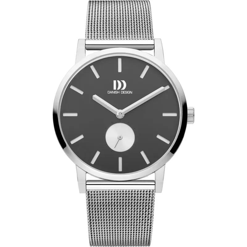 Danish design heren horloge grijze wijzerplaat - IQ63Q1219