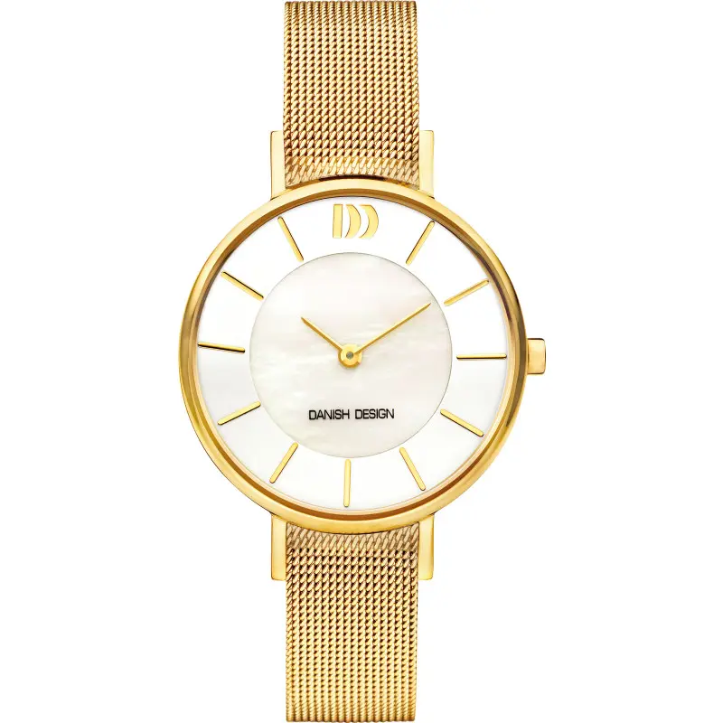 Danish Design Tidløs Rømø IV05Q1167 - Dameshorloge goudkleurig 32 mm