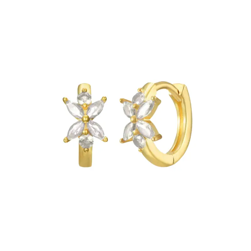 Delfina hoops wit