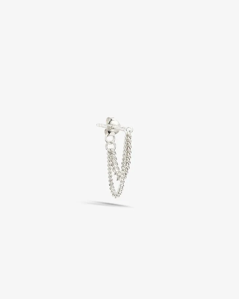 Double chain stud | 925 Sterling Silver