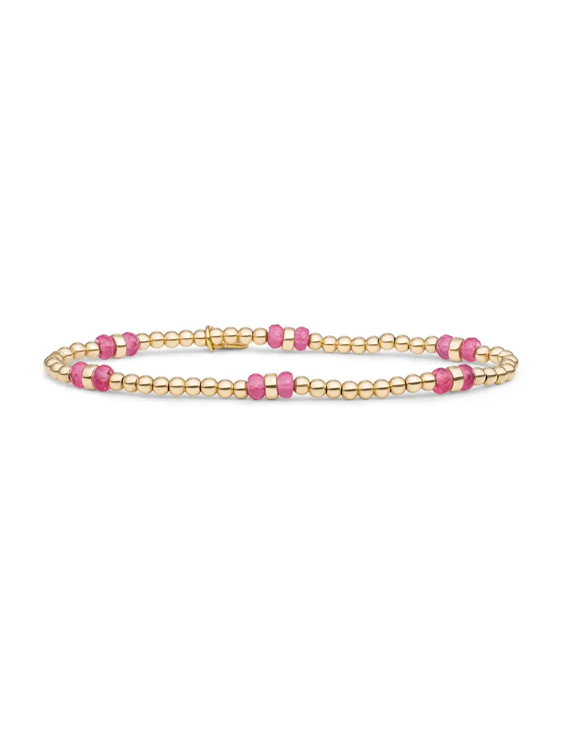 Double Reverse Roundel Armband Candy Jade