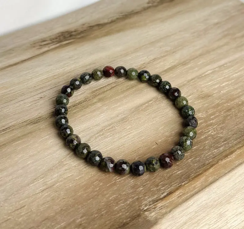 Drakenbloed Jaspis Facet Armband