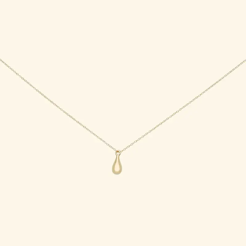 Droplet Pendant Necklace