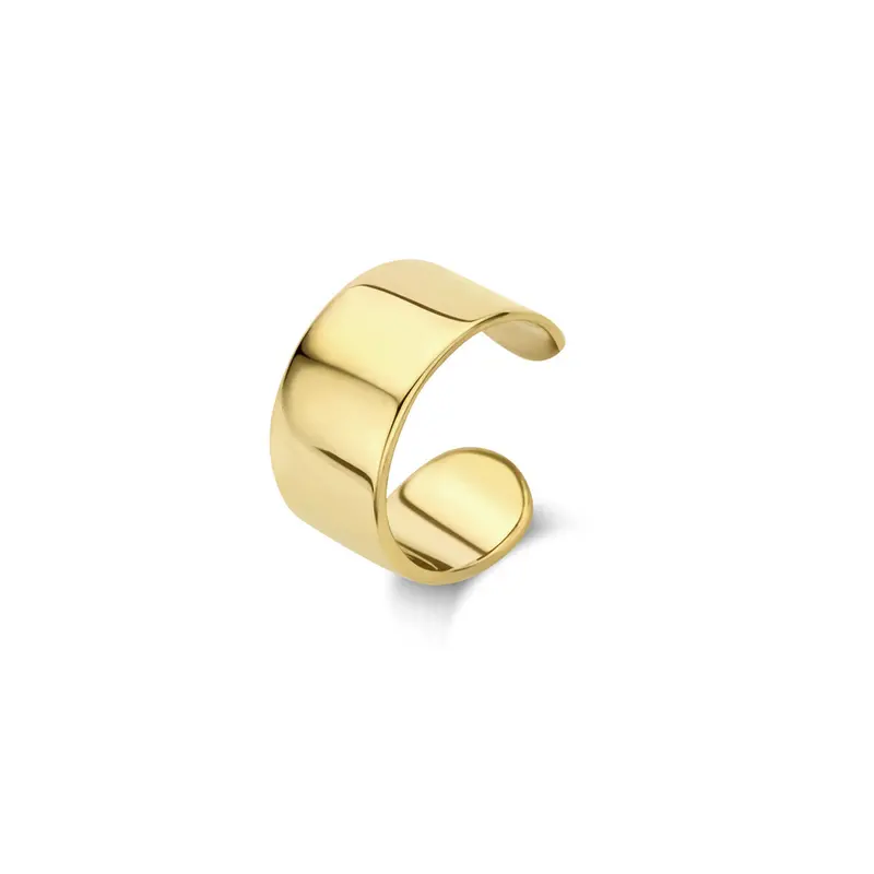 Ear cuff 10 mm 14K geelgoud