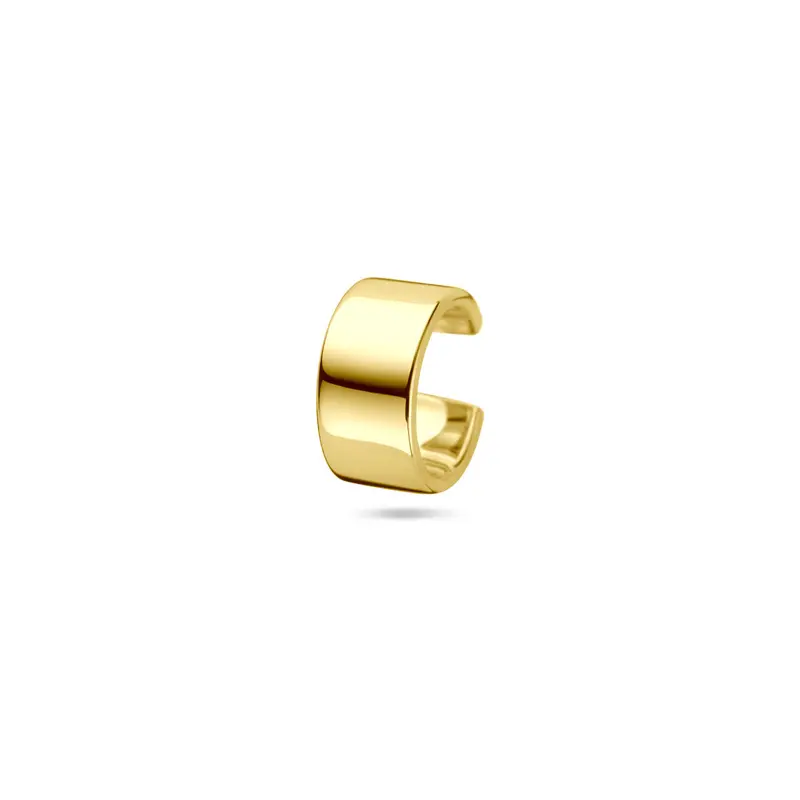 Ear cuff 11 mm 1 micron zilver verguld