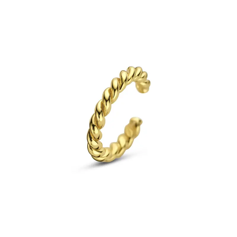 Ear cuff 12,5 mm 1 micron zilver verguld – 2104146