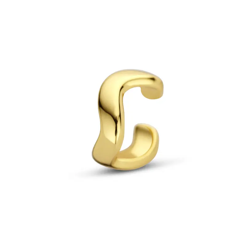 Ear cuff 12,5 mm 1 micron zilver verguld – 2104156