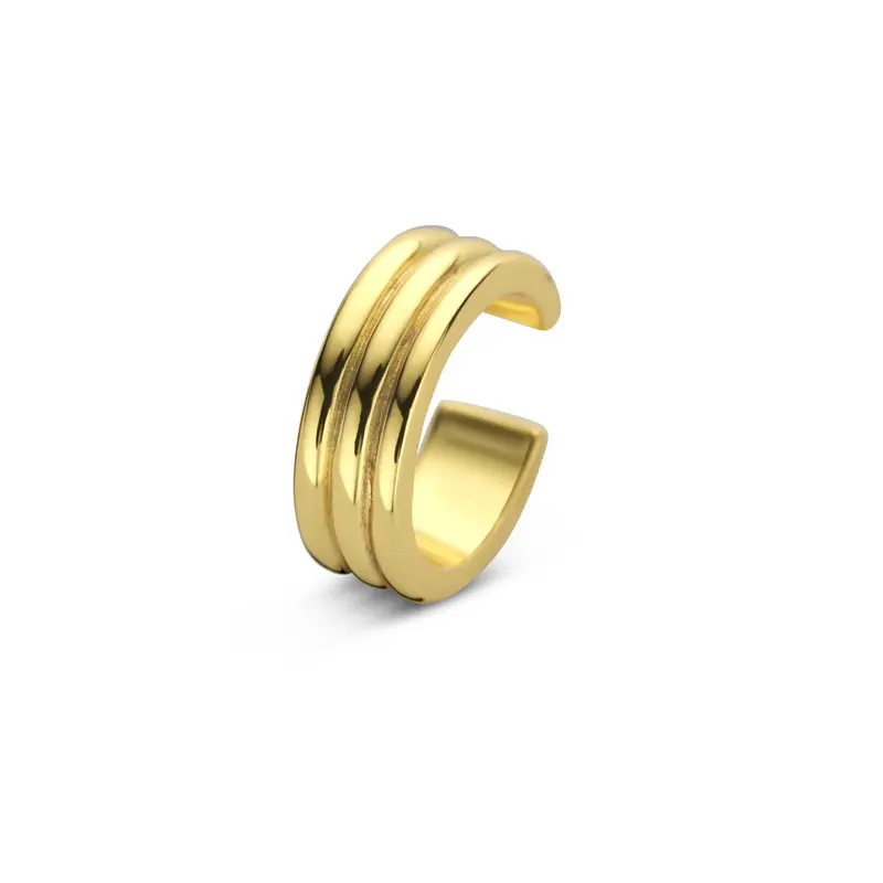 Ear cuff 12 mm 1 micron zilver verguld – 2104151