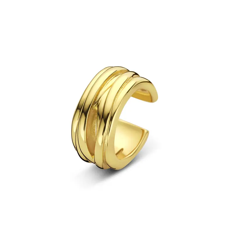 Ear cuff 13 mm 1 micron zilver verguld – 2104161