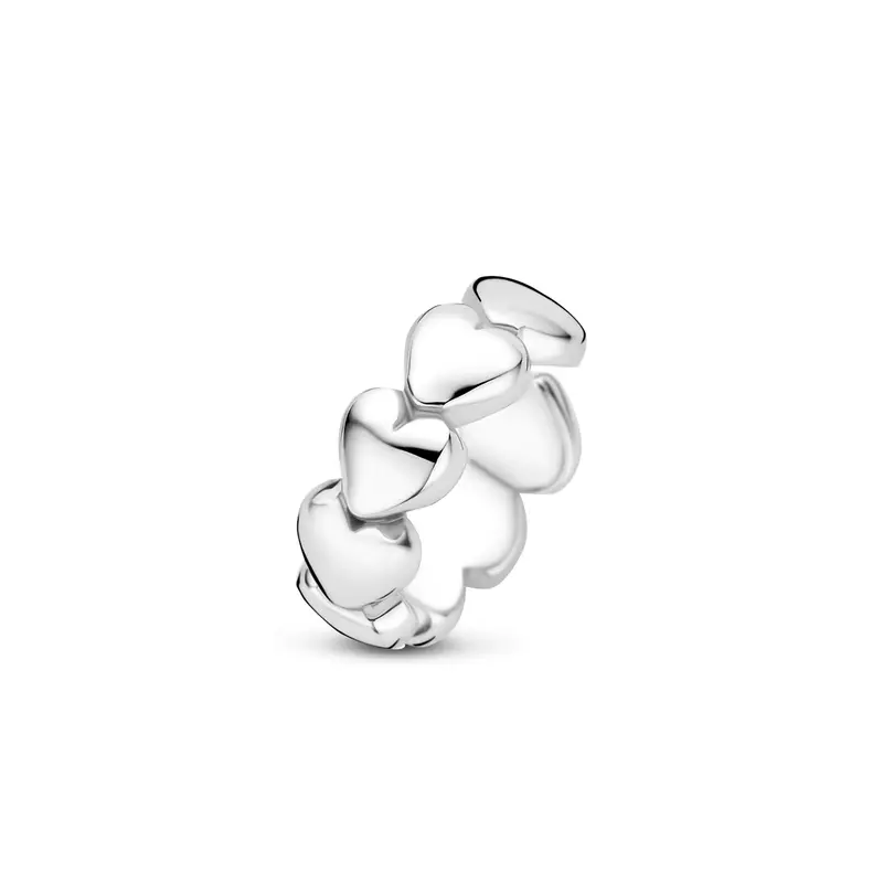 Ear cuff hartjes zilver gerhodineerd 12,5 mm – 1342310