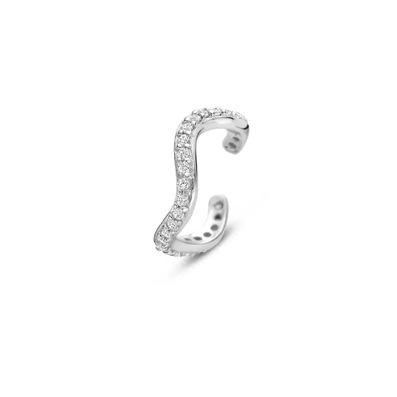 Ear cuff zirkonia 12 mm zilver – 1342143