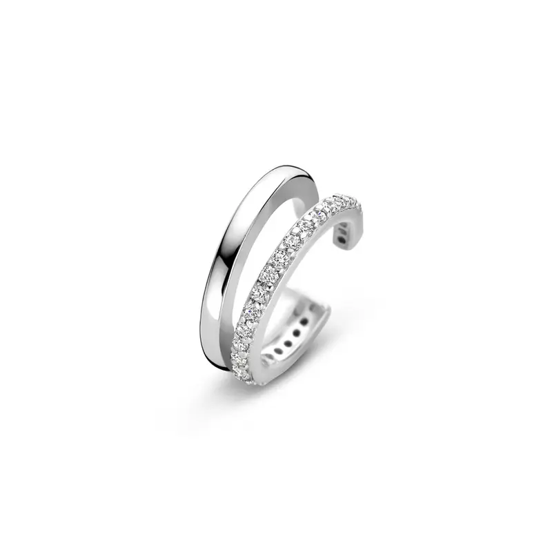 Ear cuff zirkonia 12 mm zilver – 1342155