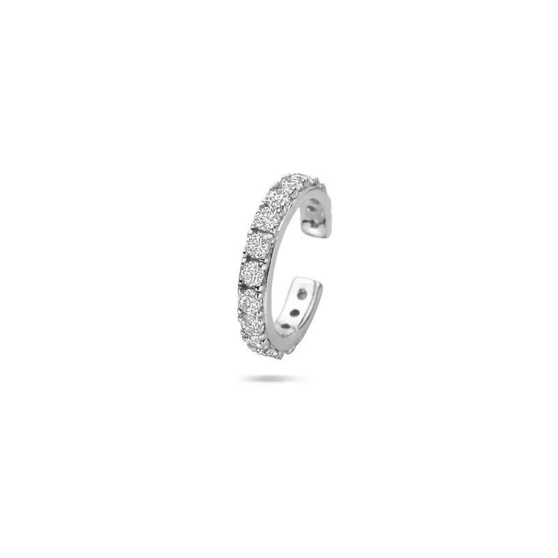 Ear cuff zirkonia 14,5 mm gerhodineerd zilver – 1341300