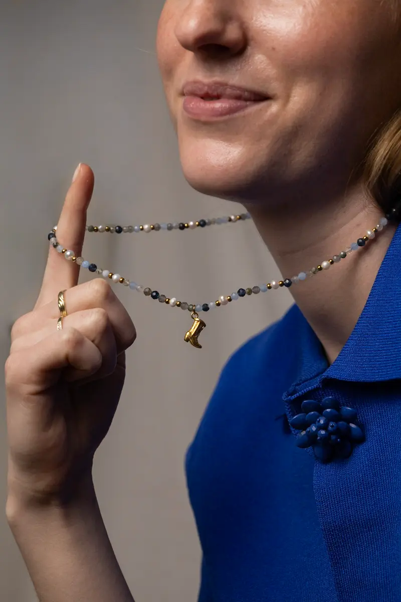 Edelsteen ketting - Kalmte & Vertrouwen