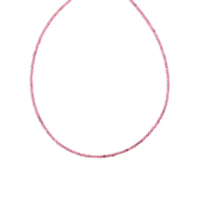 Edelsteen ketting mini - Toermalijn - liefdevol - Goud