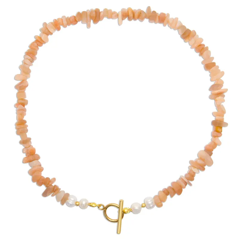 Edelsteen ketting - Zonnesteen - Zelfvertrouwen