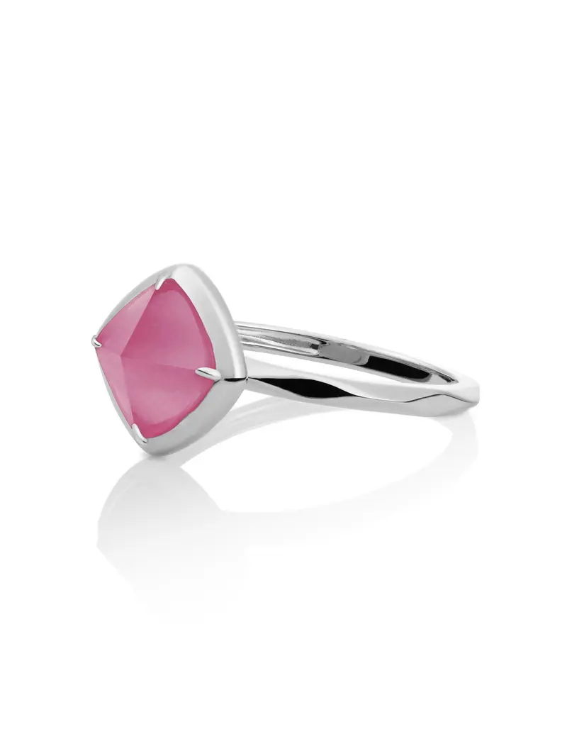 Edge Ring Candy Jade Zilver